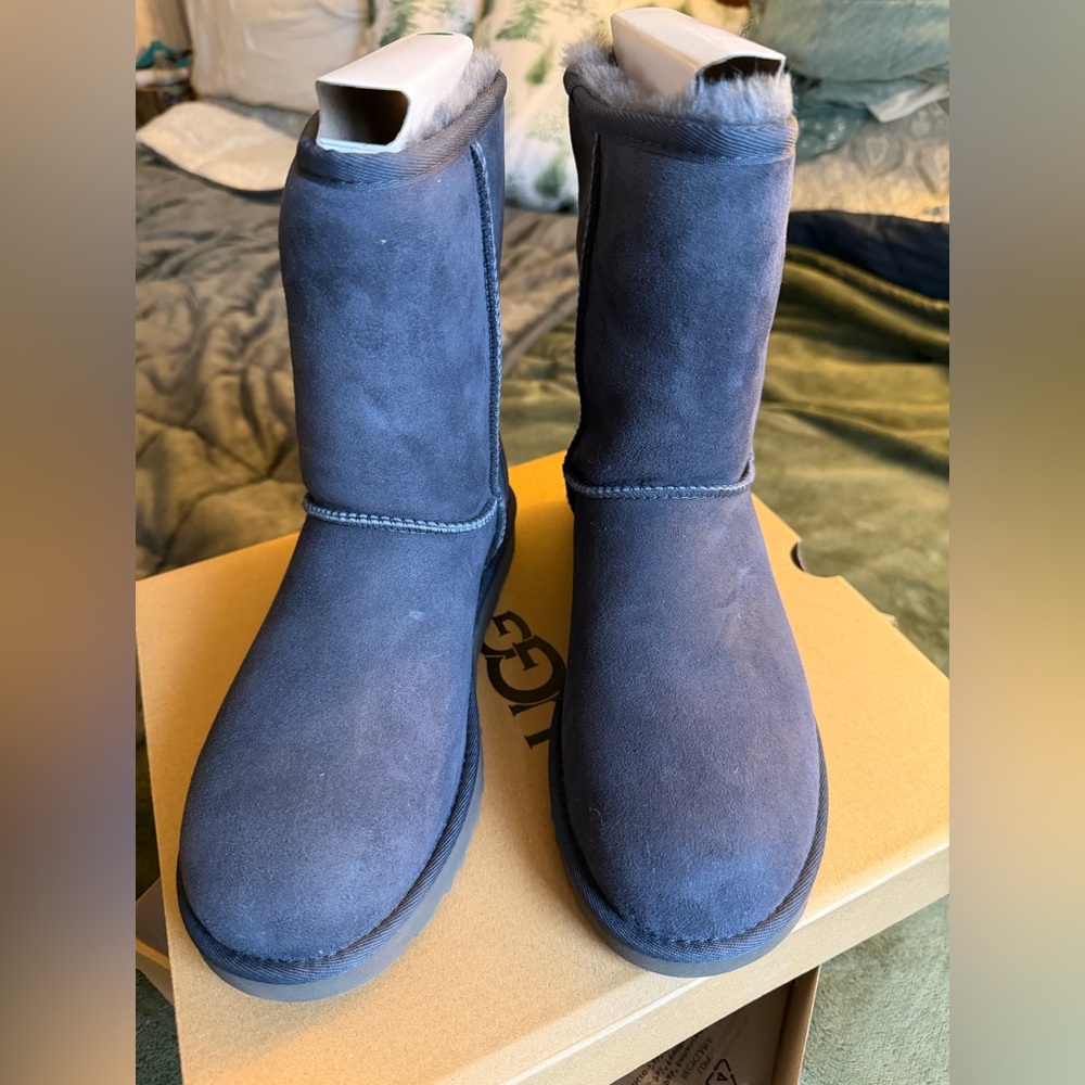 UGG Dark Blue Suede Boots